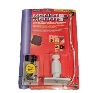 Monster Speaker Mount Universal Kit for Bose Satellite Bookshelf White 156275-00